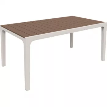 Keter Harmony Havemøbelbord hvid/beige 29201231587