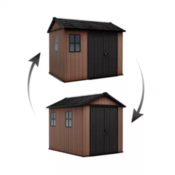 KETER Redskabshus Newton Plus 9x7.5 brun
