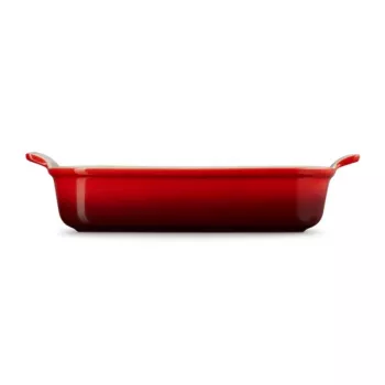 LE CREUSET Rectangular baking dish Heritage stoneware 32x24cm / 4L red