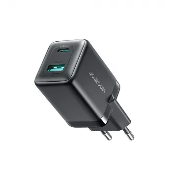 Joyroom JR-TG8 GaN 45W USB-C + USB-A strømforsyning - sort