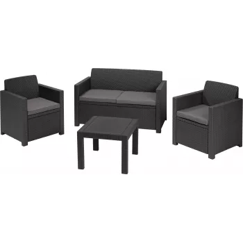 KETER Garden furniture set Alabama Set grey