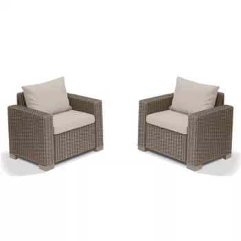 KETER havestole 2 stk. California beige