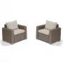 KETER havestole 2 stk. California beige