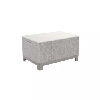 KETER Garden table/storage box Scandi Storage Table pebble grey/light beige