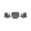 KETER Garden furniture set Scandi Linea 2 Seater Set grey