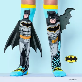 MADMIA børn knæstrømper sokker DC Comics / Batman med 3D-vinger / MB001