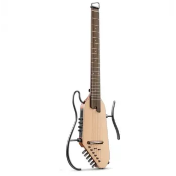 Donner Hush I Pro Natural Spruce - electric guitar