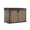 KETER Garden shed Deco Horizontal Shed ash wood tone