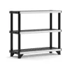 KETER 3-trins reol Fused 122,1x45,7x105,8cm sort