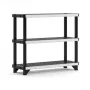 KETER 3-trins reol Fused 122,1x45,7x105,8cm sort