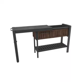 KETER Extendable Party Station valnødfarvet festbord