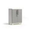 KETER Linear Wood Base Cabinet 68x39x90cm light beige/light gray