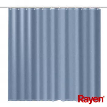 RAYEN bruseforhæng 180x200cm blå, polyester