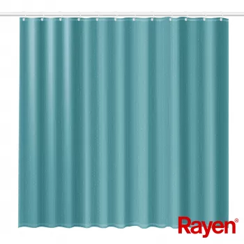 RAYEN bruseforhæng 180x200cm lyseblå, polyester