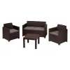KETER Garden furniture set Alabama Set brown