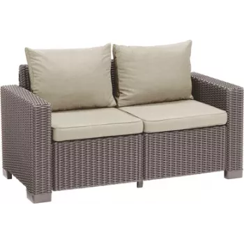 KETER Havesofa California 2-personers sofa beige