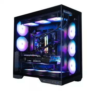 Zalman D50, ATX mid tower-pc-kabinet, 3 x 120 mm blæser, sort