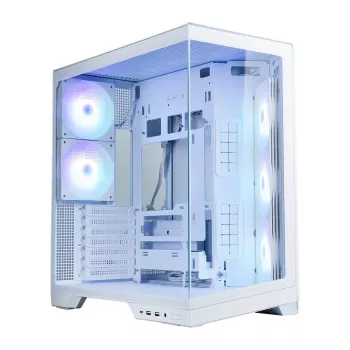 Zalman D50 ATX mid tower-pc-kabinet, 3x 120 mm blæser, hvid