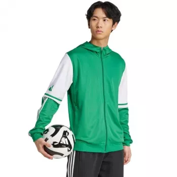 Herre adidas Squadra 25 Hoody Sweatshirt grøn og hvid JP3164 M
