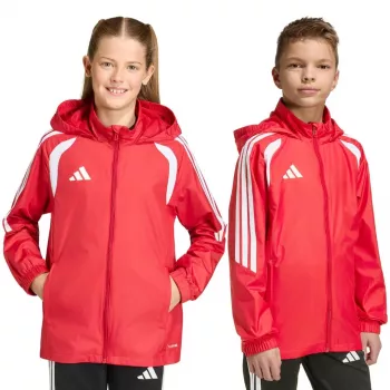 adidas Tiro 26 League Windbreaker børn rød JY9724 164cm