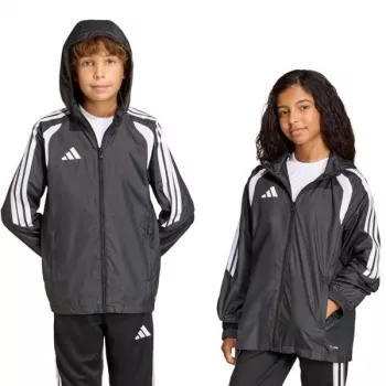 adidas Tiro 26 League Windbreaker børnejakke sort JY9726 140cm