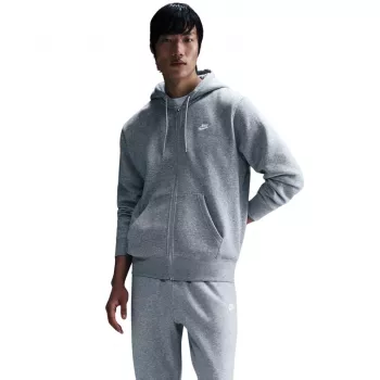 Nike Club BB FZ Hoodie herre hættetrøje grå FN3861 063 2XL