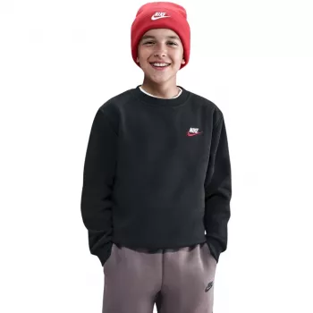 Nike Sportswear Club Fleece børne-hættetrøje sort FD3006 012 S