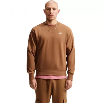 Nike Club FT herre-sweatshirt lysebrun FN3888 270 XL