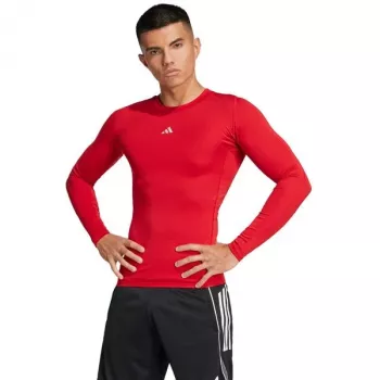 adidas Techfit Long Sleeve Tee Herre T-Shirt rød JP2926 2XL