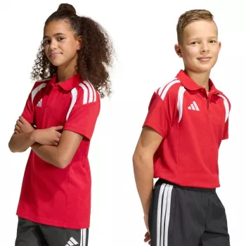 adidas Tiro 26 League polo-shirt til børn rød KF3408 152cm