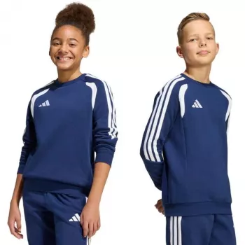 Børne sweatshirt adidas Tiro 26 League Sweat Crew marineblå KF5821 140cm