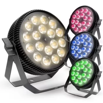 LIGHT4ME ALU TETRA RGBW PAR 18x10W spotlight til scenebelysning