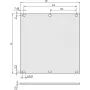 SCHROFF 4U 42HP Aluminium-frontpanel, eloxeret/chromateret, 19-tommers rackmontage 30847463
