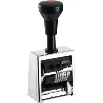 REINER SCT B6 automatisk nummereringsmaskine, 6-cifret, 5,5 mm, højglansforkromet metal