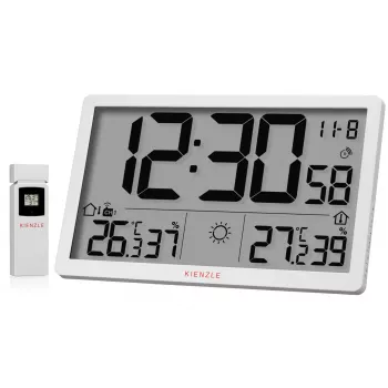 KIENZLE Jumbo NEO LCD vejr-vægur hvid