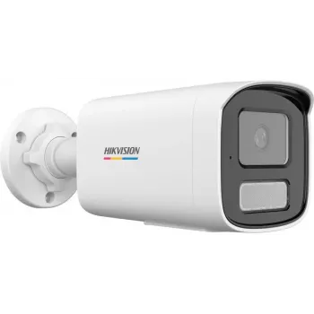 Hikvision DS-2CD1T47G3-LIU(4mm) 4MP ColorVu Lite IP-bulletkamera med hvidt lys, indbygget mikrofon, IP67, PoE