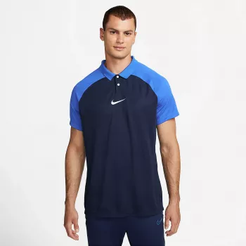 Nike Academy Pro herre kortærmet polo obsidian/hvid M