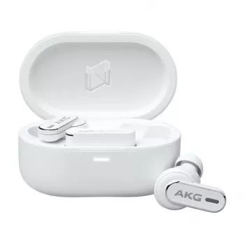 AKG N5 Hybrid trådløse noise-cancelling in-ear-hovedtelefoner hvid Bluetooth 5.3