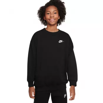 Nike Sportswear Club Fleece Børne-sweatshirt sort S