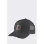 Carhartt Twill Mesh-Back Logo Patch Cap - sort