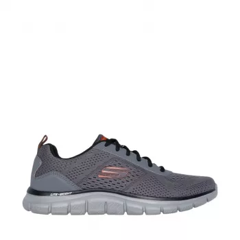 Skechers Track Leshur træningssko til herrer, antracit/orange, EU 44