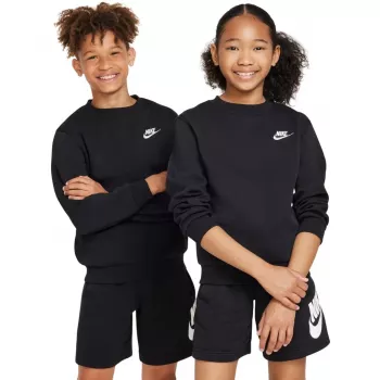 Nike Sportswear Club Fleece børne-hættetrøje sort S