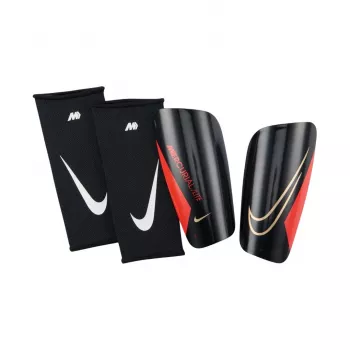 Nike Mercurial Lite SuperLock fodbold-skinnebeskyttere sort L