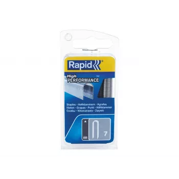 Rapid Tools kabelklammer type 7, 12 mm, galvaniseret med savsnit, fladtrådsklammer – 1 stk. (40109523)