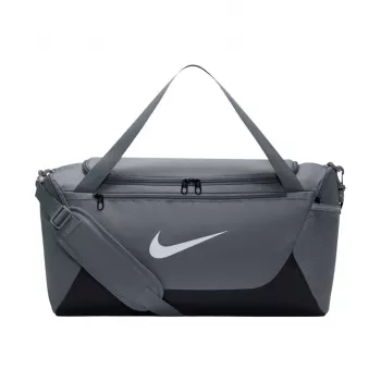 Nike Brasilia S duffeltaske lille mørkegrå/sort