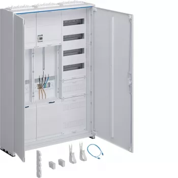 Hager universZ komplet målerskab 1100x800x205mm 3-faset 2 målerpladser APZ hvid ZB333Q25ENT