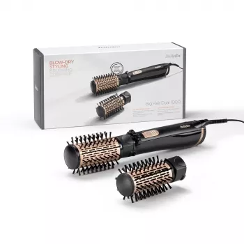 BaByliss Big Hair Dual roterende varmluftsstyler, 1000 W, sort/guld