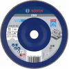 Bosch X571 Best for Metal fiberslibeskive, 180 mm diameter, 22,33 mm boring, zirkonkorund, K40 korn, konisk type 29, til stål og jernmetaller 2608607343