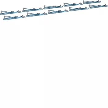 HAGER KU9S115YZ KNX Y-kabel, sort/blå, 1 stik til 2 bøsninger, 0,15 m, 10-pak