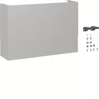 Hager universZ teleskop-kabelstyringspanel FZ0800TB, højde 350-680 mm, dybde 205 mm, hvid